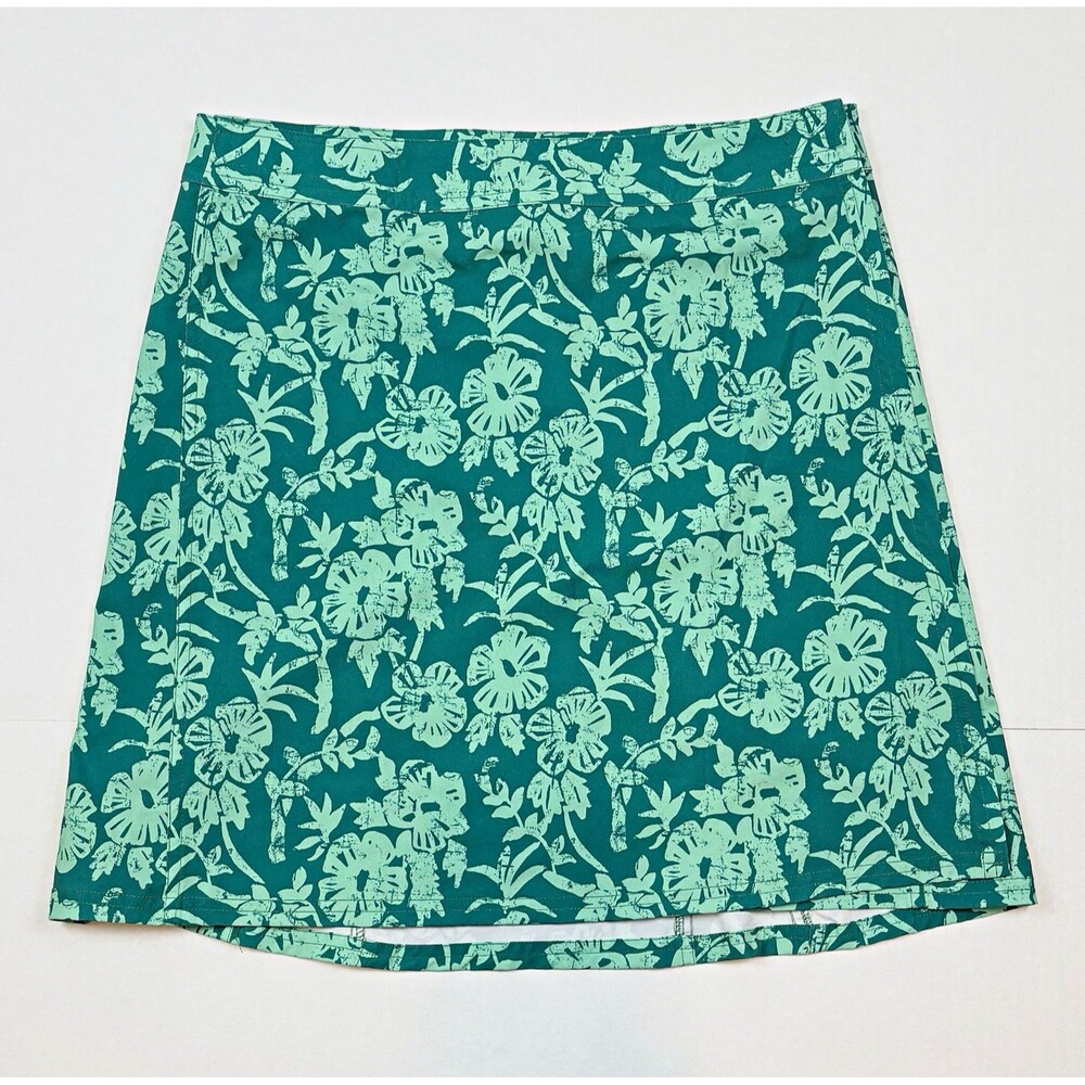 Ripskirt Hawaii M Skirt Floral Green Travel Beach Resort Cover-Up Length 2